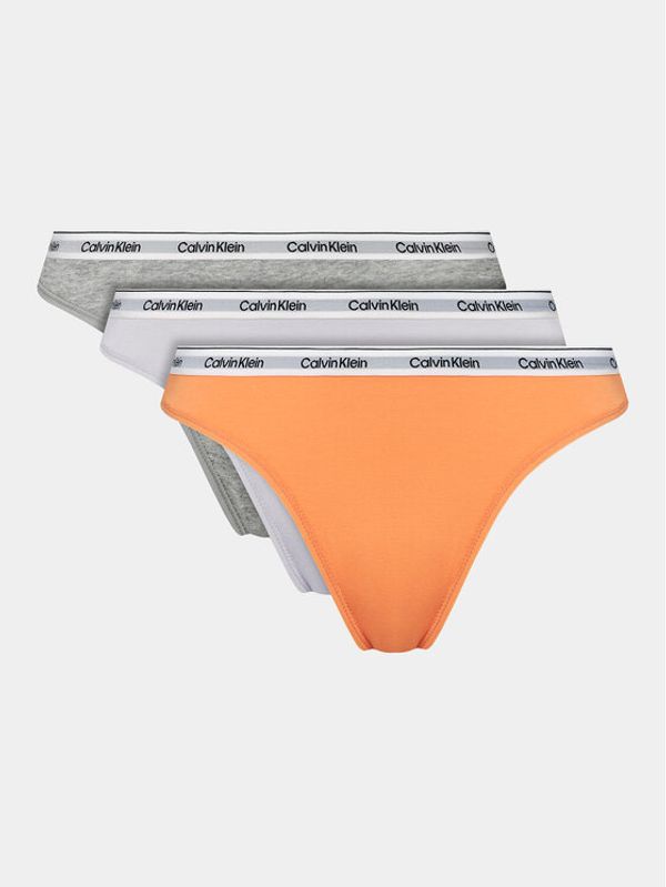 Calvin Klein Underwear Calvin Klein Underwear Set 3 parov spodnjih hlačk 000QD5207E Pisana