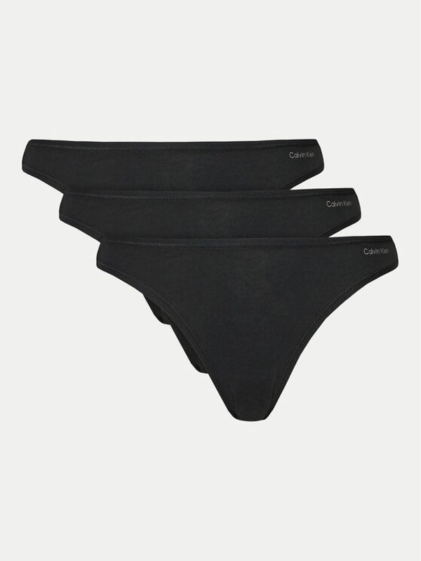 Calvin Klein Underwear Calvin Klein Underwear Set 3 parov spodnjih hlačk 000QD5218E Črna