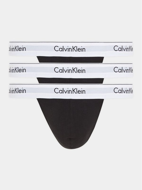 Calvin Klein Underwear Calvin Klein Underwear Set 3 parov tangic 000NB3226A Črna