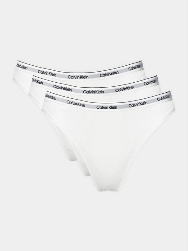 Calvin Klein Underwear Calvin Klein Underwear Set 3 parov tangic 000QD5209E Bela
