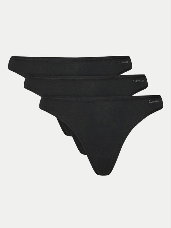 Calvin Klein Underwear Calvin Klein Underwear Set 3 parov tangic 000QD5217E Črna