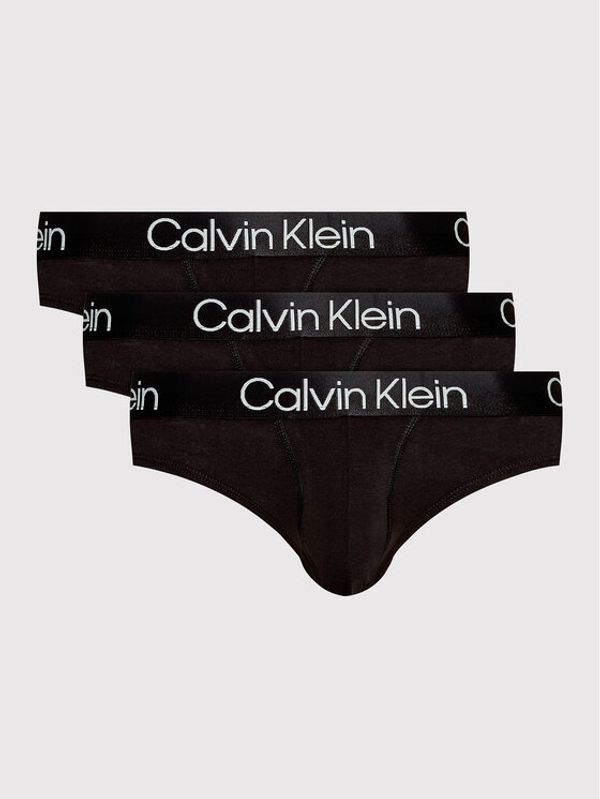 Calvin Klein Underwear Calvin Klein Underwear Set 3 sponjic 000NB2969A Črna