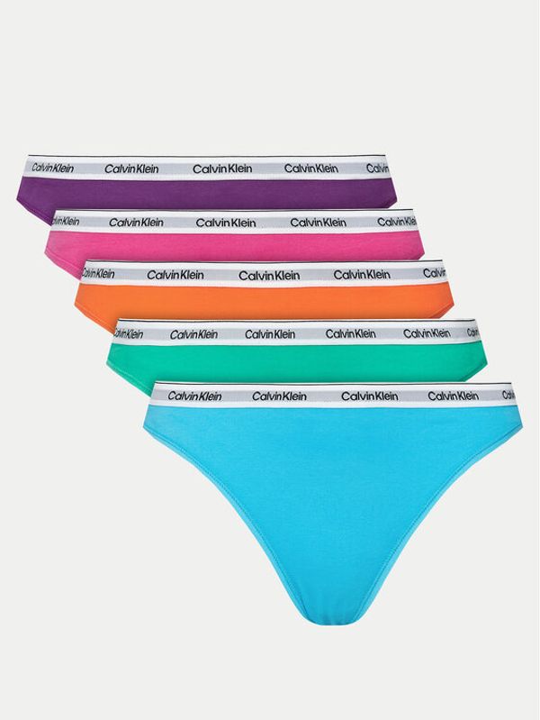 Calvin Klein Underwear Calvin Klein Underwear Set 5 parov klasičnih spodnjih hlačk 000QD5208E Pisana