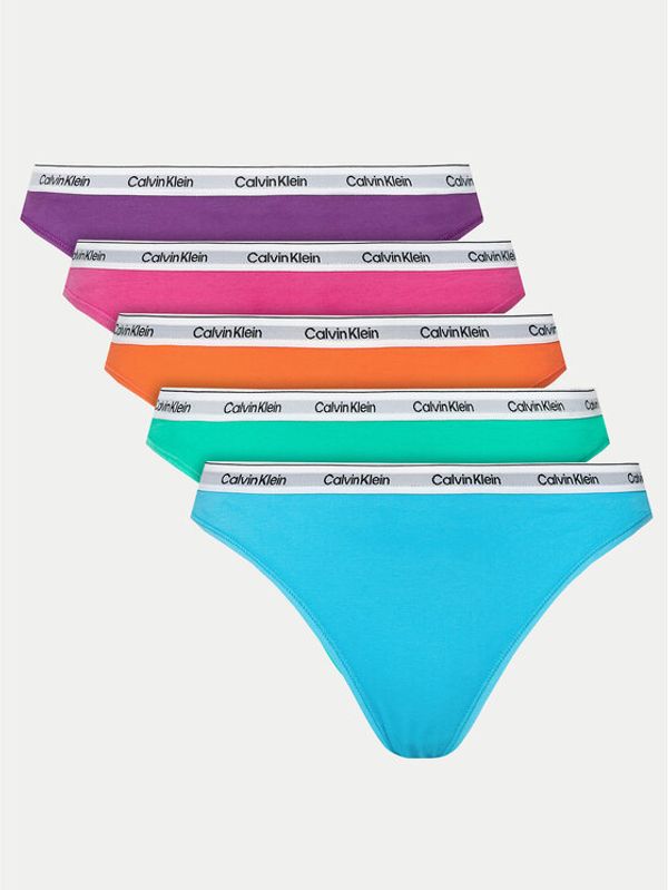 Calvin Klein Underwear Calvin Klein Underwear Set 5 parov klasičnih spodnjih hlačk 000QD5221E Pisana