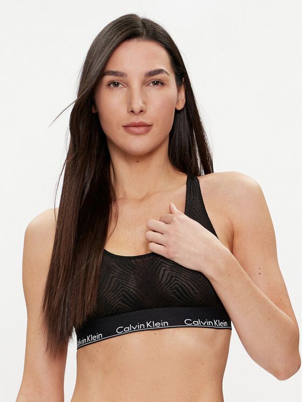 Calvin Klein Underwear Calvin Klein Underwear Top nedrček 000QF7708E Črna