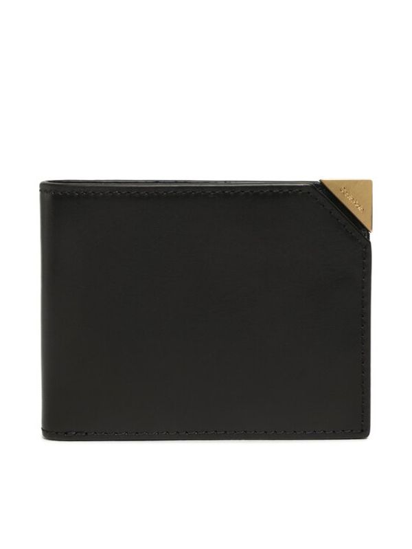 Calvin Klein Calvin Klein Velika moška denarnica Cut Corner Bifold 6cc W/Bill K50K509984 Črna