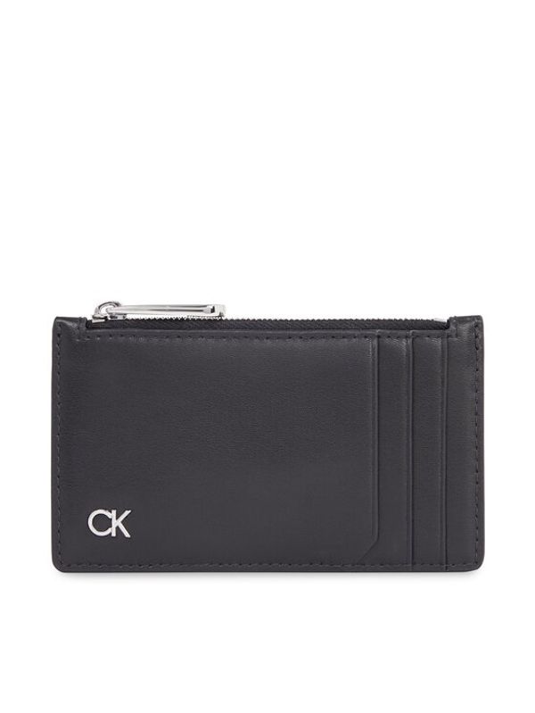 Calvin Klein Calvin Klein Velika moška denarnica Metal Ck K50K511685 Črna