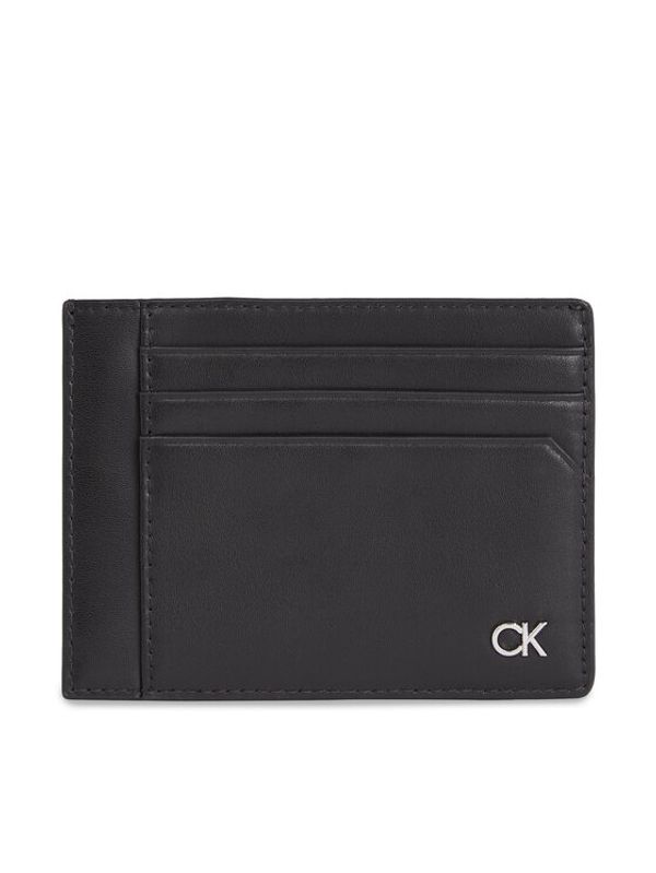 Calvin Klein Calvin Klein Velika moška denarnica Metal Ck K50K511686 Črna