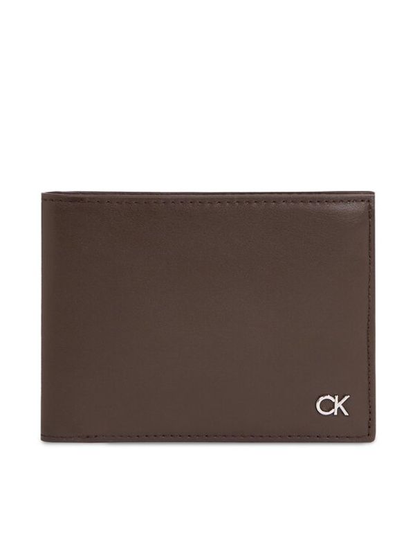 Calvin Klein Calvin Klein Velika moška denarnica Metal Ck K50K511689 Črna