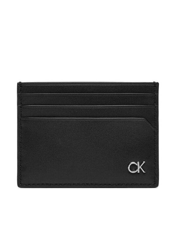 Calvin Klein Calvin Klein Velika moška denarnica Metal Ck K50K511690 Črna
