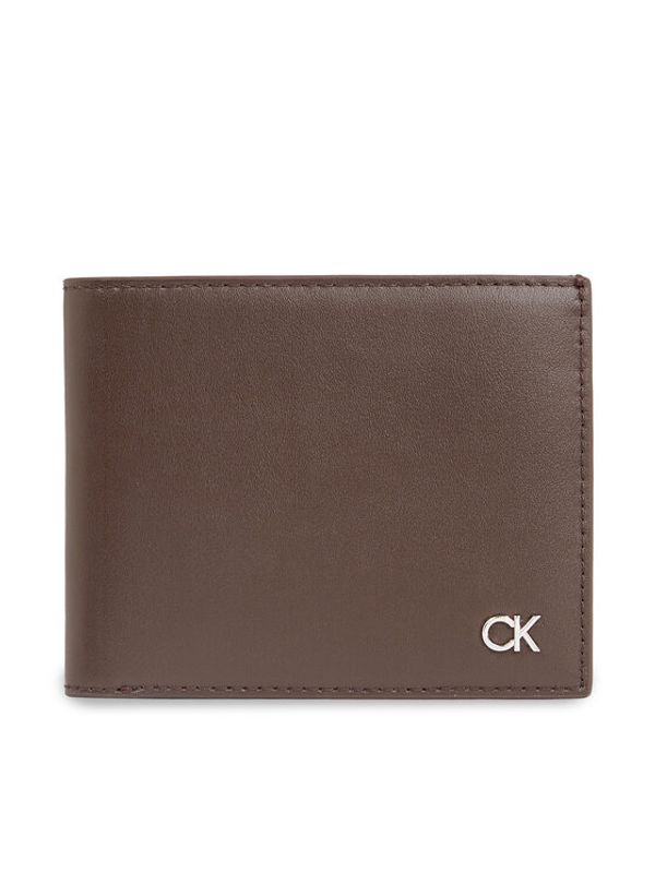 Calvin Klein Calvin Klein Velika moška denarnica Metal Ck K50K511692 Črna