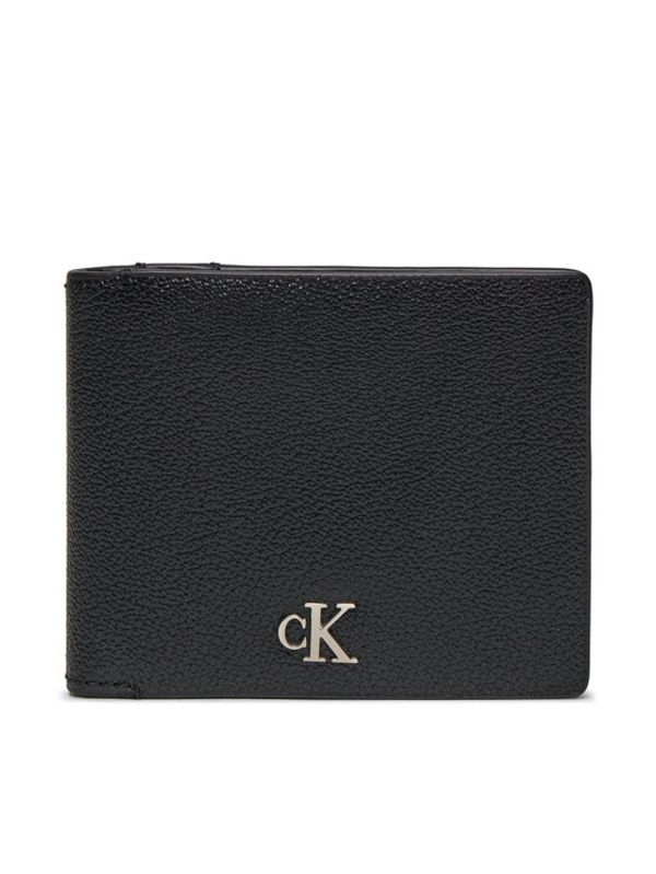 Calvin Klein Calvin Klein Velika moška denarnica Mono Hrdw Rfid Bifold K50K511445 Črna