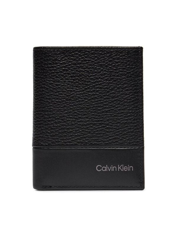 Calvin Klein Calvin Klein Velika moška denarnica Subtle Mix Bifold 6Cc W/Coin K50K511667 Črna