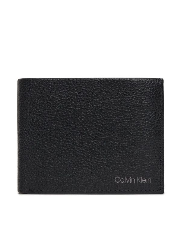 Calvin Klein Calvin Klein Velika moška denarnica Warmth Trifold 10Cc W/Coin L K50K507969 Črna