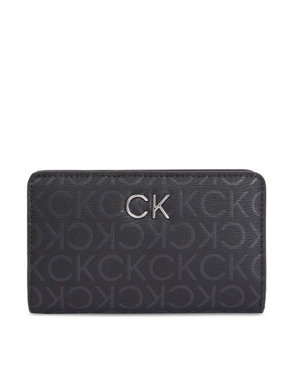 Calvin Klein Calvin Klein Velika ženska denarnica Ck Daily Bifold Wallet_Epi Mono K60K611918 Črna