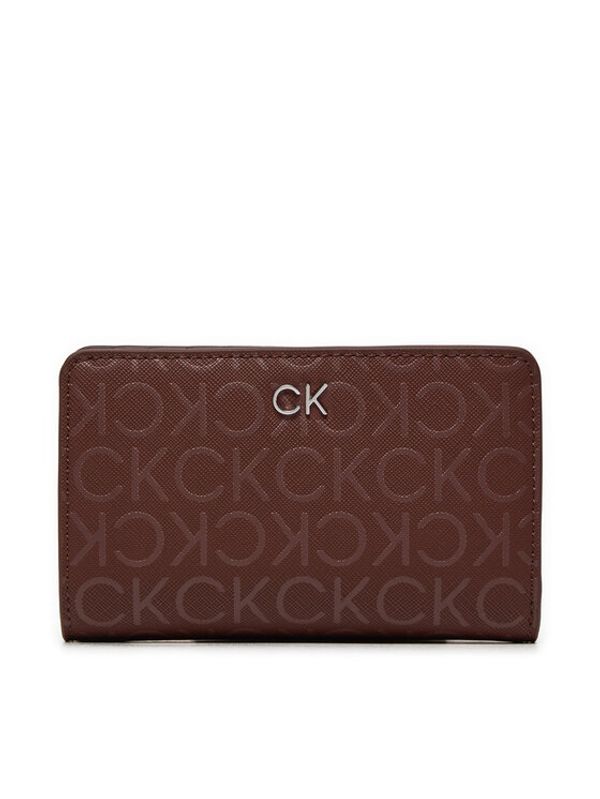 Calvin Klein Calvin Klein Velika ženska denarnica Ck Daily Md K60K612683 Rjava