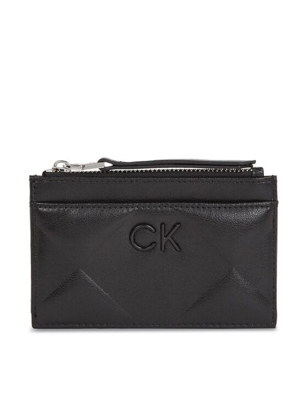 Calvin Klein Calvin Klein Velika ženska denarnica Quilt K60K611704 Črna