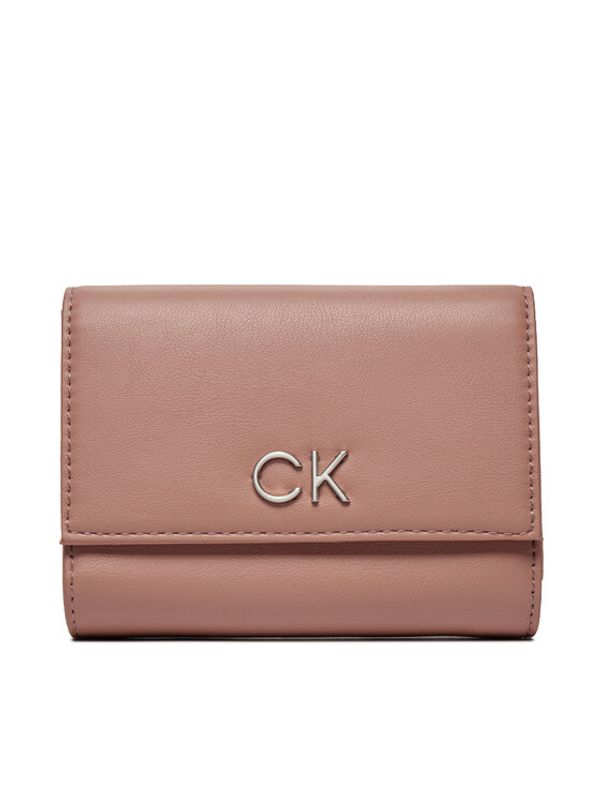 Calvin Klein Calvin Klein Velika ženska denarnica Re-Lock Trifold Md K60K608994 Roza