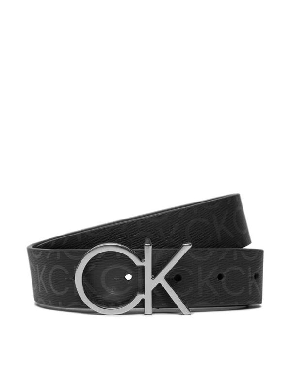 Calvin Klein Calvin Klein Ženski pas Ck Logo Belt 3.0 Epi Mono K60K611902 Črna