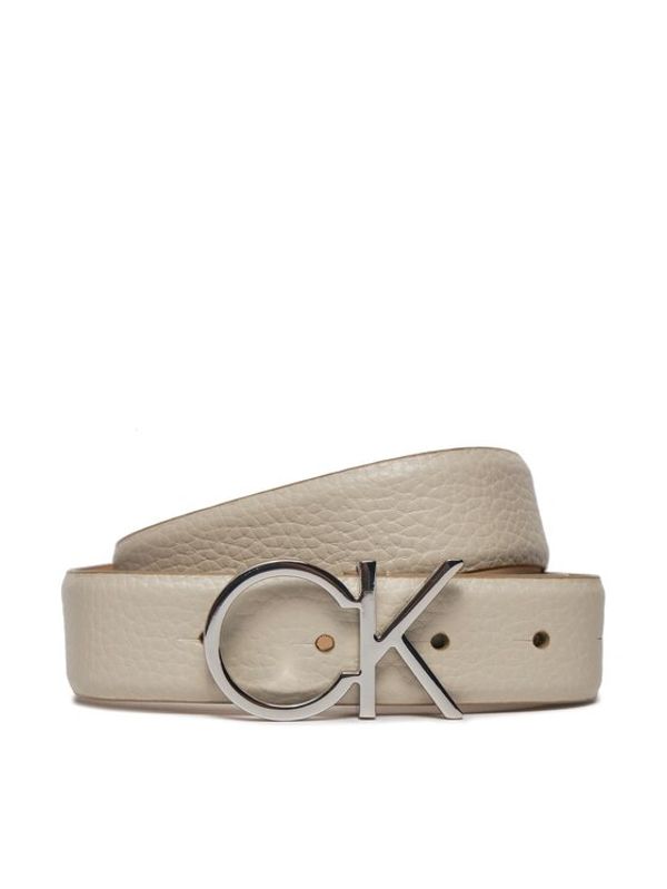 Calvin Klein Calvin Klein Ženski pas Ck Logo Belt 3.0 Pebble K60K611903 Écru