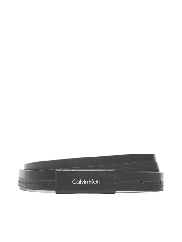 Calvin Klein Calvin Klein Ženski pas Daily Dressed Plaque 2cm Belt K60K610499 Črna