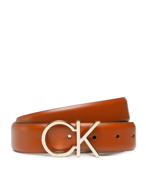Calvin Klein Calvin Klein Ženski pas Re-Lock Ck Logo Belt 30Mm K60K610157 Rjava