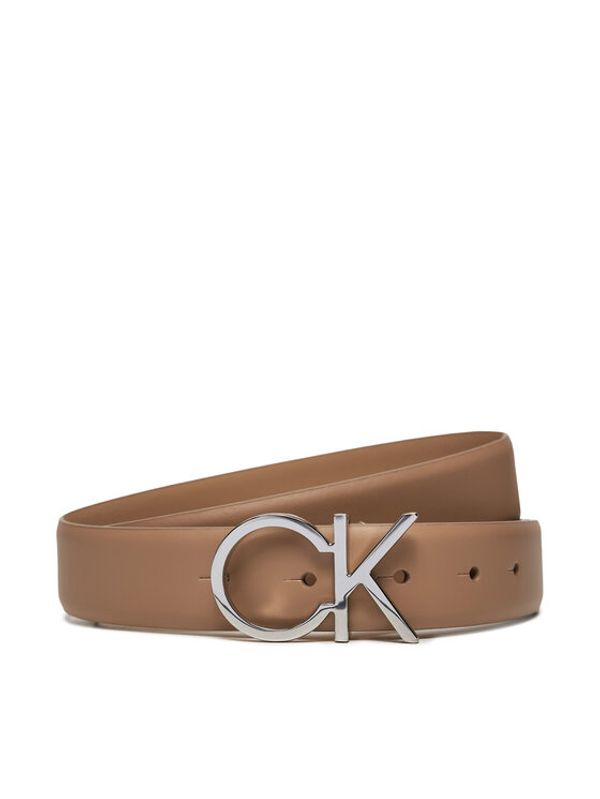 Calvin Klein Calvin Klein Ženski pas Re-Lock Ck Logo Belt 30Mm K60K610157 Rjava