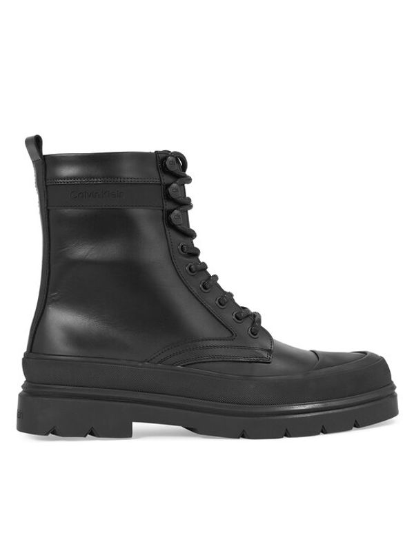 Calvin Klein Calvin Klein Zimski škornji Lace Up Boot High HM0HM01213 Črna