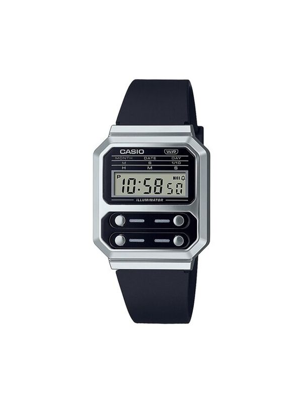 Casio Casio Ročna ura A100WEF-1AEF Črna