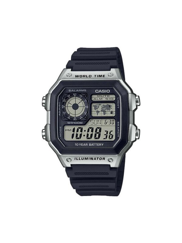 Casio Casio Ročna ura AE-1200WH-1CVEF Črna