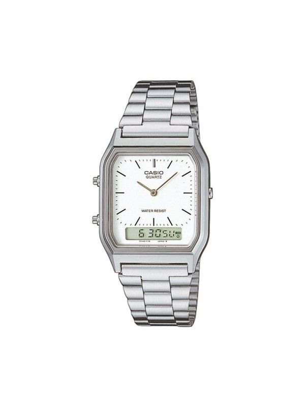 Casio Casio Ročna ura AQ-230A-7DMQYES Srebrna