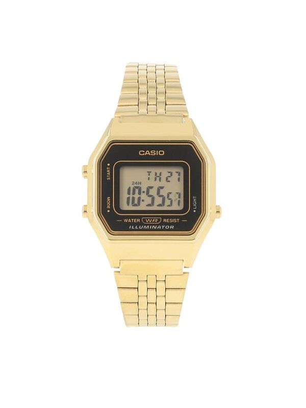 Casio Casio Ročna ura Casio Vintage Digital LA680WEGA-1ER Zlata