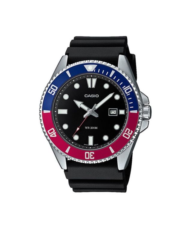 Casio Casio Ročna ura Duro Diver MDV-107-1A3VEF Črna
