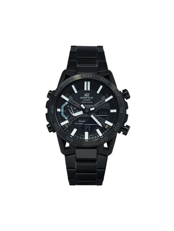 Casio Casio Ročna ura Ediffice Bluetooth Sospensione Solar ECB-2000DC-1BEF Črna