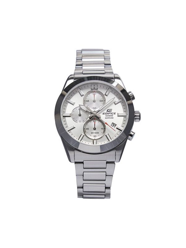 Casio Casio Ročna ura Edifice Sapphire Chronograph EFB-710D-7AVUEF Srebrna