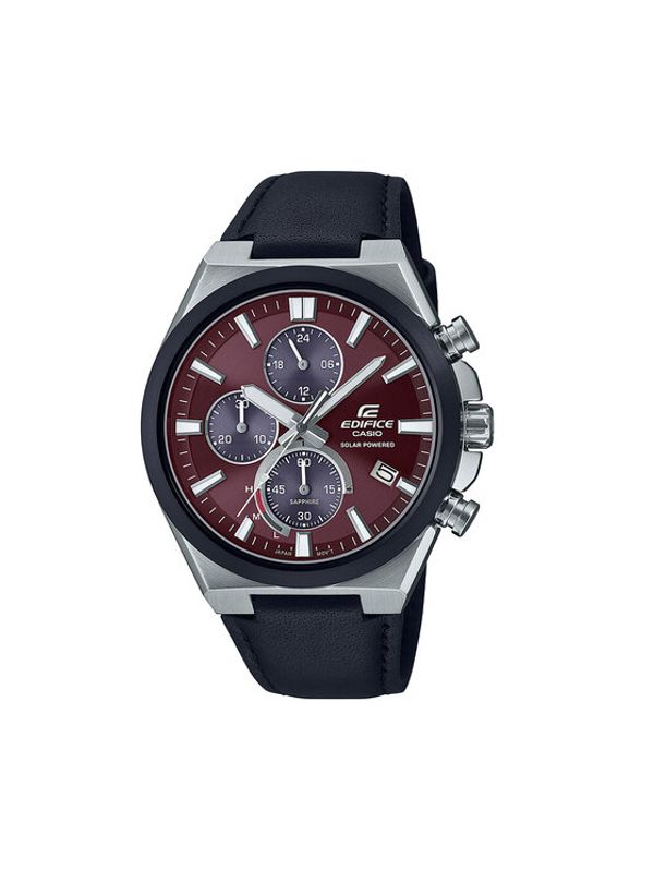 Casio Casio Ročna ura Edifice Solar Powered Chronograph EFS-S630BL-5AVUEF Črna