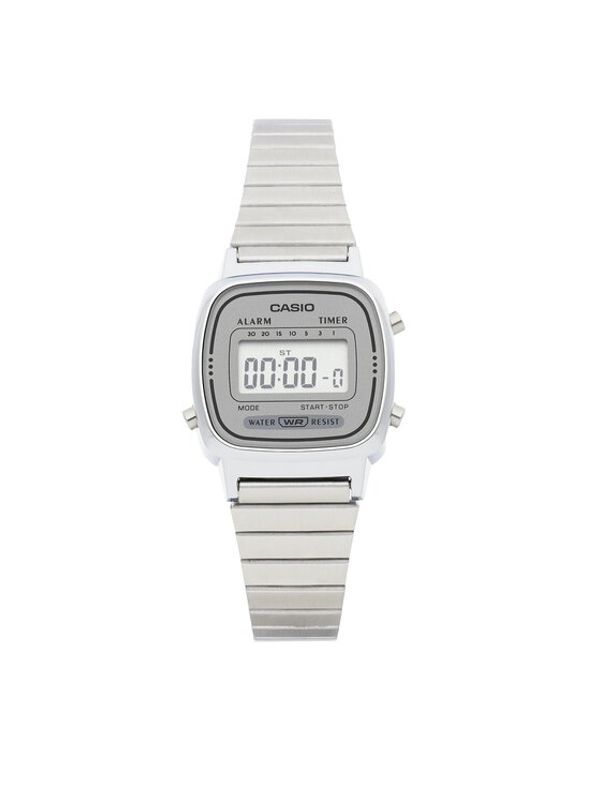 Casio Casio Ročna ura LA670WEA-7EF Srebrna