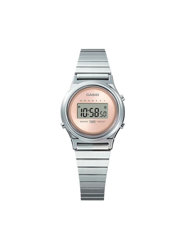 Casio Casio Ročna ura LA700WE-4AEF Srebrna