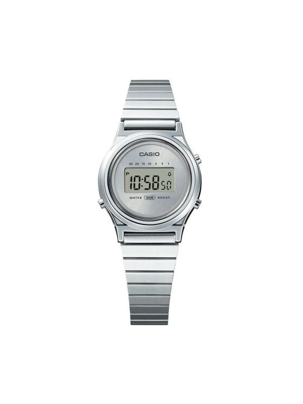 Casio Casio Ročna ura LA700WE-7AEF Srebrna