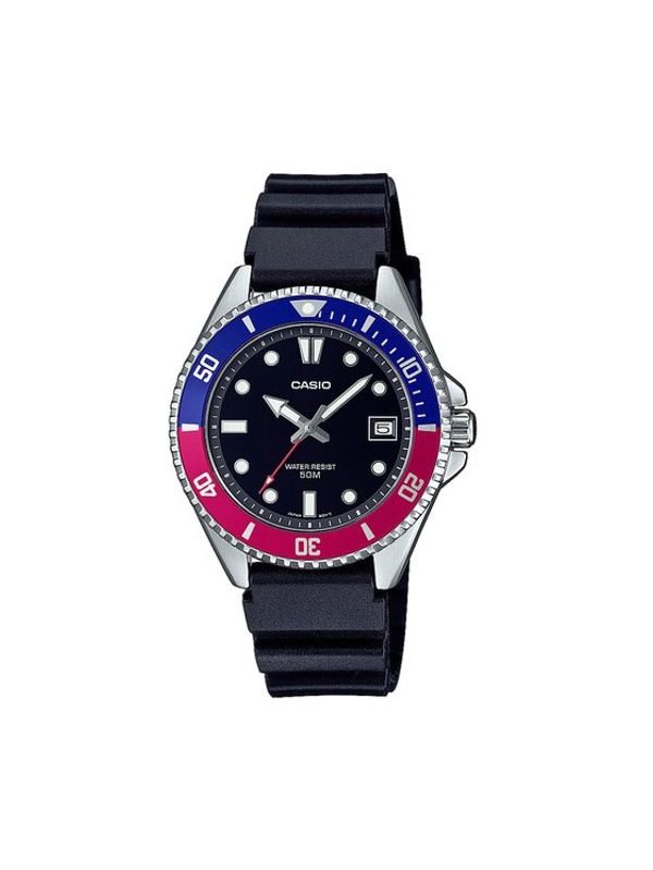 Casio Casio Ročna ura MDV-10-1A2VEF Črna