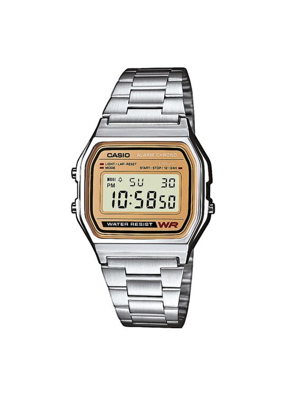 Casio Casio Ročna ura Vintage A158WEA-9EF Srebrna