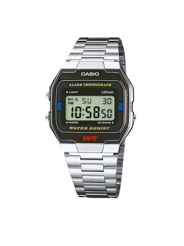 Casio Casio Ročna ura Vintage A163WA-1QES Srebrna