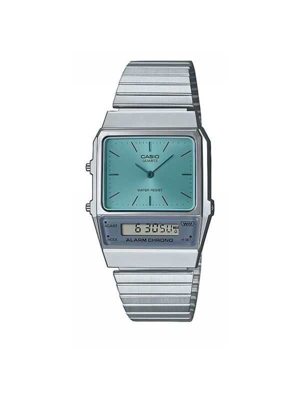 Casio Casio Ročna ura Vintage Maxi AQ-800EC-2AEF Srebrna