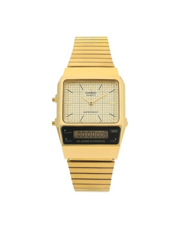 Casio Casio Ročna ura Vintage Maxi AQ-800EG-9AEF Zlata