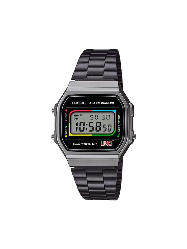 Casio Casio Ročna ura Vintage Maxi X Uno™ A168WEUC-1AER Črna