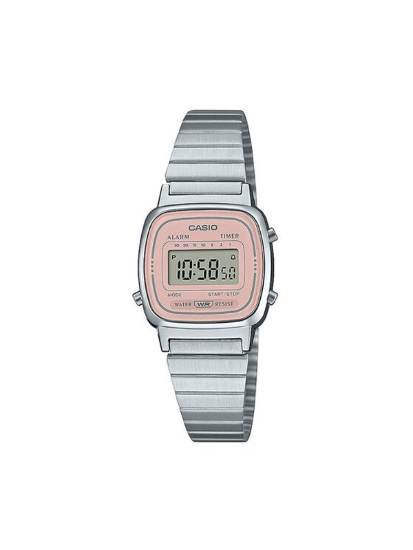 Casio Casio Ročna ura Vintage Mini LA670WEA-4A2EF Srebrna