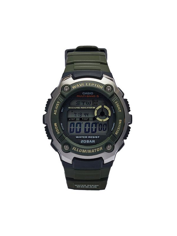Casio Casio Ročna ura Waveceptor WV-200R-3AEF Zelena