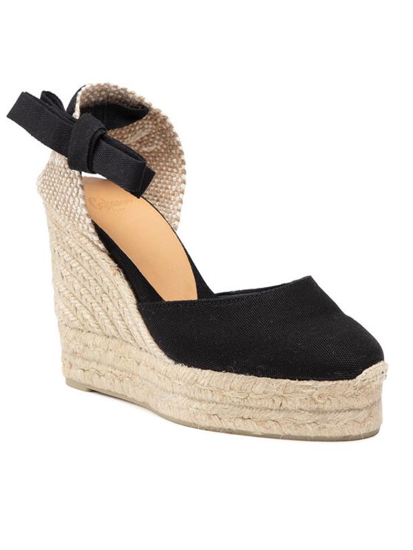 Castañer Castañer Espadrile Carina/8ED/001 020961-100 Črna