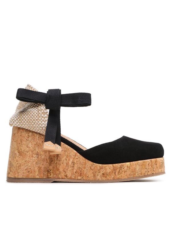 Castañer Castañer Espadrile Tina Cork/007 023075-100 Črna