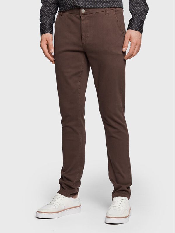 Casual Friday Casual Friday Chino hlače Phil 20504239 Rjava Slim Fit